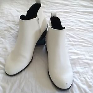 White Snakeskin Boots
